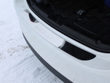 ТСС Накладка на задний бампер (лист зеркальный надпись Mazda) MAZDA 6 15-