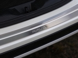 ТСС Накладки на задний бампер (лист шлифованный надпись RAV4/рав 4) TOYOTA (тойота) RAV4/рав 4 15-