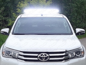 ТСС Защита кузова и заднего стекла 75х42 мм со светодиодной фарой TOYOTA (тойота) Hilux 15- - Автоаксессуары и тюнинг
