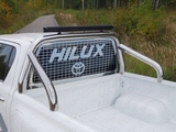 ТСС Защита кузова и заднего стекла 76, 1 мм со светодиодной фарой TOYOTA (тойота) Hilux 15-