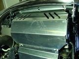 ТСС Защита радиатора (алюминий) 4 мм (MT/AT) MITSUBISHI L200/Pajero Sport 14-