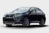 Lexus Защита переднего бампера с декоративными элементами 60/42 мм двойная LEXUS RX270/RX350/450h 12-