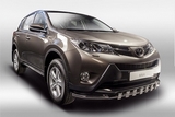 Toyota Защита переднего бампера с декоративными элементами 42 мм TOYOTA (тойота) RAV4/рав 4 13-