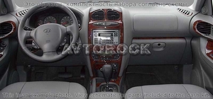 Накладки на торпеду Hyundai Santa Fe/санта фе 2001-UP Радио с CD Player ID:31416qw - Автоаксессуары и тюнинг