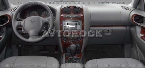 Накладки на торпеду Hyundai Santa Fe/санта фе 2001-UP Радио с касетным плэером ID:31492qw - Автоаксессуары и тюнинг