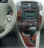 Накладки на торпеду Hyundai Tucson 2006-2009 Автоматическая коробка передач, ручной AC Control