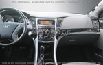 Накладки на торпеду Hyundai Sonata 2011-UP Limited Edition, Add-On to OEM Black Trim