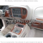 Накладки на торпеду Lincoln Navigator 1997-UP Bucket seats, Rear подстаканники, 1 Pc.