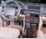 Накладки на торпеду Land Rover Range Rover 1996-2002 4.6 HSE 2001-2002 полный набор, Соответствие OEM, 14 элементов.