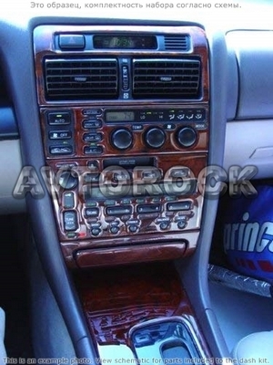Накладки на торпеду Lexus GS 1993-1997 Pioneer Радио, Соответствие OEM, 6 элементов. - Автоаксессуары и тюнинг