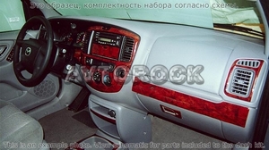 Накладки на торпеду Mazda Tribute 2001-2004 Overhead Console, без Sunroof - Автоаксессуары и тюнинг