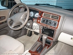 Накладки на торпеду Mitsubishi Pajero/паджеро Sport/Montero Sport 1998-2008 без Overhead, 24 элементов. ID:32062qe