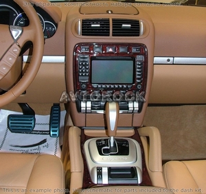 Накладки на торпеду Porsche Cayenee 2003-UP с or без навигации - Автоаксессуары и тюнинг