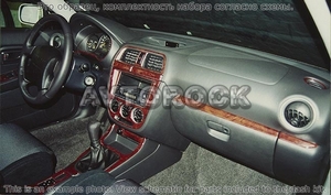 Накладки на торпеду Subaru Impreza/WRX 2002-2004 Механическая коробка передач, ручной AC Control - Автоаксессуары и тюнинг