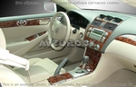 Накладки на торпеду Toyota Camry/Камри Solara 2004-UP полный набор, с навигацией система, Автоматическая коробка передач