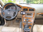 Накладки на торпеду Volvo S60 2001-2004 полный набор, с 5 скор. Geartronic, с авто Climate Controls, с CD и касетной аудиосистемой, Соответствие OEM, 31 элементов.