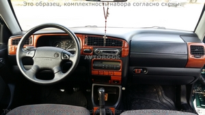 Накладки на торпеду Volkswagen Jetta/джетта 1994-1998 АКПП, 18 элементов. - Автоаксессуары и тюнинг