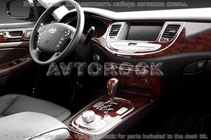 Накладки на торпеду Hyundai Genesis/дженесис 4DR 2009-UP. - Автоаксессуары и тюнинг