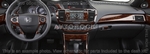 Накладки на торпеду Honda Accord/Аккорд 2013-UP базовый набор