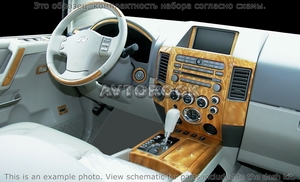 Накладки на торпеду Infiniti QX56 2004-2007 Базовый набор. - Автоаксессуары и тюнинг