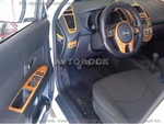 Накладки на торпеду Kia Soul/Соул 2012-UP Полный набор с UVO радио.