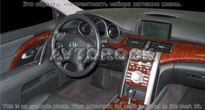 Накладки на торпеду Acura RL 200/л 2005-UP полный набор, Автоматическая коробка передач - Автоаксессуары и тюнинг
