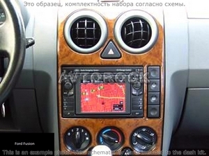 Накладки на торпеду Ford Fusion 2002-2005 полный набор. - Автоаксессуары и тюнинг