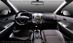 Накладки на торпеду Hyundai i30 2007-2012 полный набор. ID:31536qw - Автоаксессуары и тюнинг