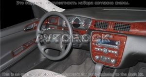 Накладки на торпеду Chevrolet Impala 2006-UP полный набор, Автоматическая коробка передач, Соответствие OEM, Bench Seats - Автоаксессуары и тюнинг