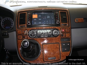 Накладки на торпеду Volkswagen Multivan 2003-2010 полный набор. - Автоаксессуары и тюнинг