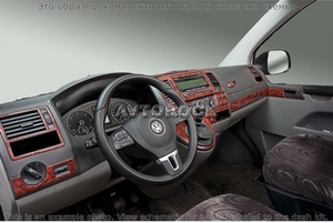 Накладки на торпеду Volkswagen Transporter T5 2009-2016 полный набор. - Автоаксессуары и тюнинг