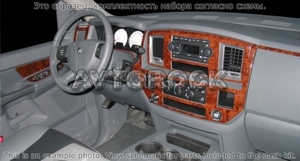 Накладки на торпеду Dodge RAM 2006-2008 базовый набор, Regular Cab - Автоаксессуары и тюнинг