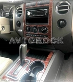 Накладки на торпеду Ford Expedition 2007-UP полный набор, авто AC Control