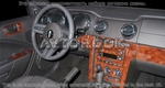 Накладки на торпеду Ford Mustang 2005-2009 Откидная крыша, полный набор