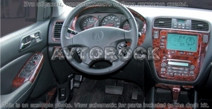 Накладки на торпеду Acura MDX 2005-UP полный набор, Автоматическая коробка передач, с навигацией, Радио - Автоаксессуары и тюнинг