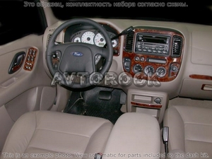 Накладки на торпеду Ford Escape 2005-2006 полный набор - Автоаксессуары и тюнинг