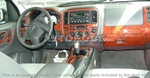 Накладки на торпеду Ford Escape 2001-2004 полный набор, 31 элементов.