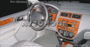 Накладки на торпеду Ford Focus/фокус 2005-2007 полный набор - Автоаксессуары и тюнинг