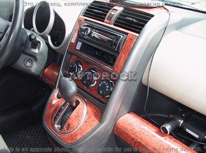 Накладки на торпеду Honda Element 2007-UP SC Model, полный набор, Автоматическая коробка передач - Автоаксессуары и тюнинг