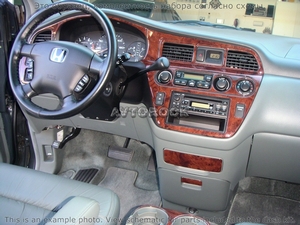 Накладки на торпеду Honda Odyssey 1999-2004 без навигации система, 26 элементов. - Автоаксессуары и тюнинг