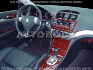 Накладки на торпеду Acura TSX 2003-2008 без навигационной системы - Автоаксессуары и тюнинг