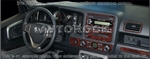 Накладки на торпеду Honda Ridgeline 2009-UP полный набор, Автоматическая коробка передач, с навигацией
