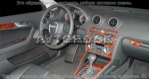 Накладки на торпеду Audi A4 2000-2001 полный набор, АКПП. ID:30581qw - Автоаксессуары и тюнинг