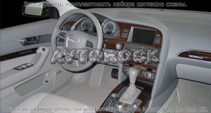 Накладки на торпеду Audi A6 2004-2011 полный набор, Автоматическая коробка передач - Автоаксессуары и тюнинг