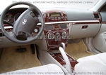 Накладки на торпеду Hyundai Sonata 2006-UP полный набор, с подогрев сидений, Auto AC Control
