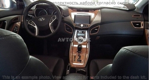 Накладки на торпеду Hyundai Elantra/элантра 2011-UP полный набор, GLS Model, с подогрев сидений - Автоаксессуары и тюнинг