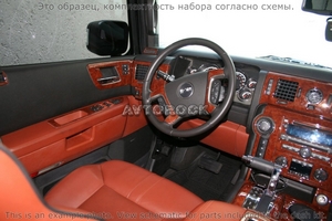 Накладки на торпеду Hummer H2 2008-UP полный набор - Автоаксессуары и тюнинг