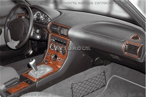 Накладки на торпеду BMW (бмв) Z3 2000-2003 Без подстаканников - Автоаксессуары и тюнинг