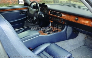 Накладки на торпеду Jaguar XJS 1982-1992 полный набор, Автоматическая коробка передач, Shifter Type 2 - Автоаксессуары и тюнинг