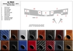Накладки на торпеду Daihatsu Move 2011-2012 Базовый набор, 2DIN.